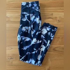 Floral Pattern Athleta Leggings